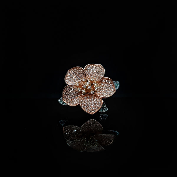 Anillo Flor Rosada