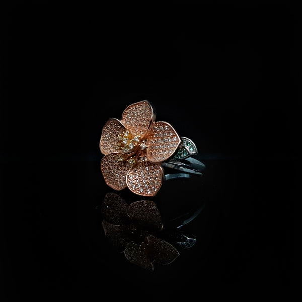 Anillo Flor Rosada