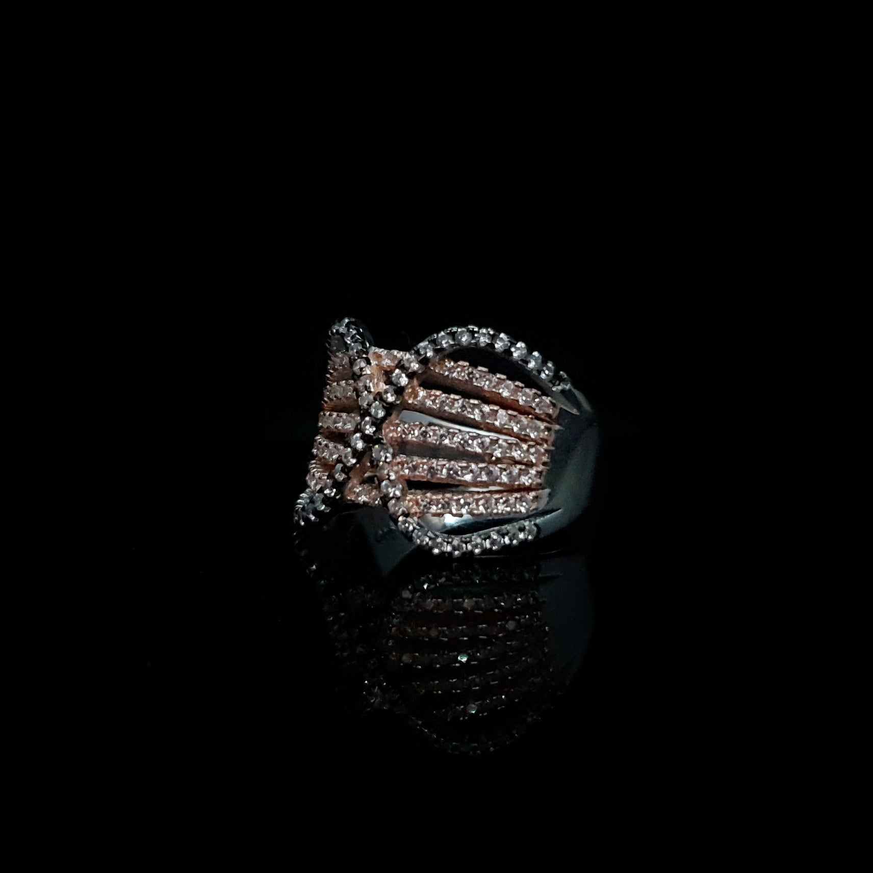 Anillo Líneas y Cruz