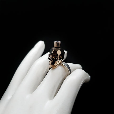 Anillo Cráneo Swarovski