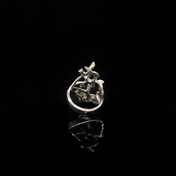 Anillo Mariposas Moradas