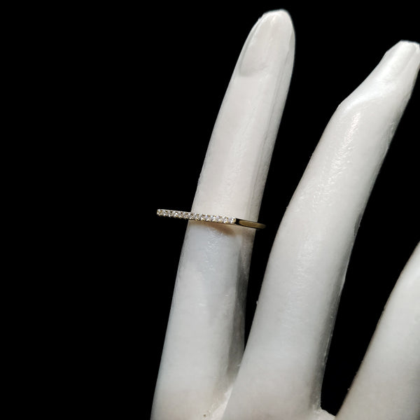 Anillo Plano Baño de Oro