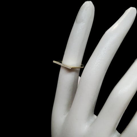 Anillo Plano Baño de Oro