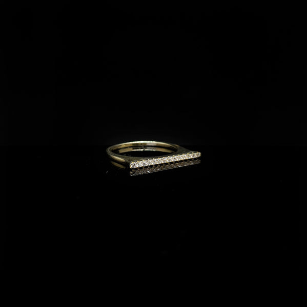 Anillo Plano Baño de Oro