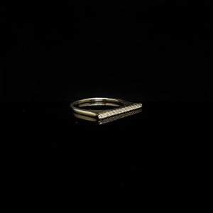 Anillo Plano Baño de Oro